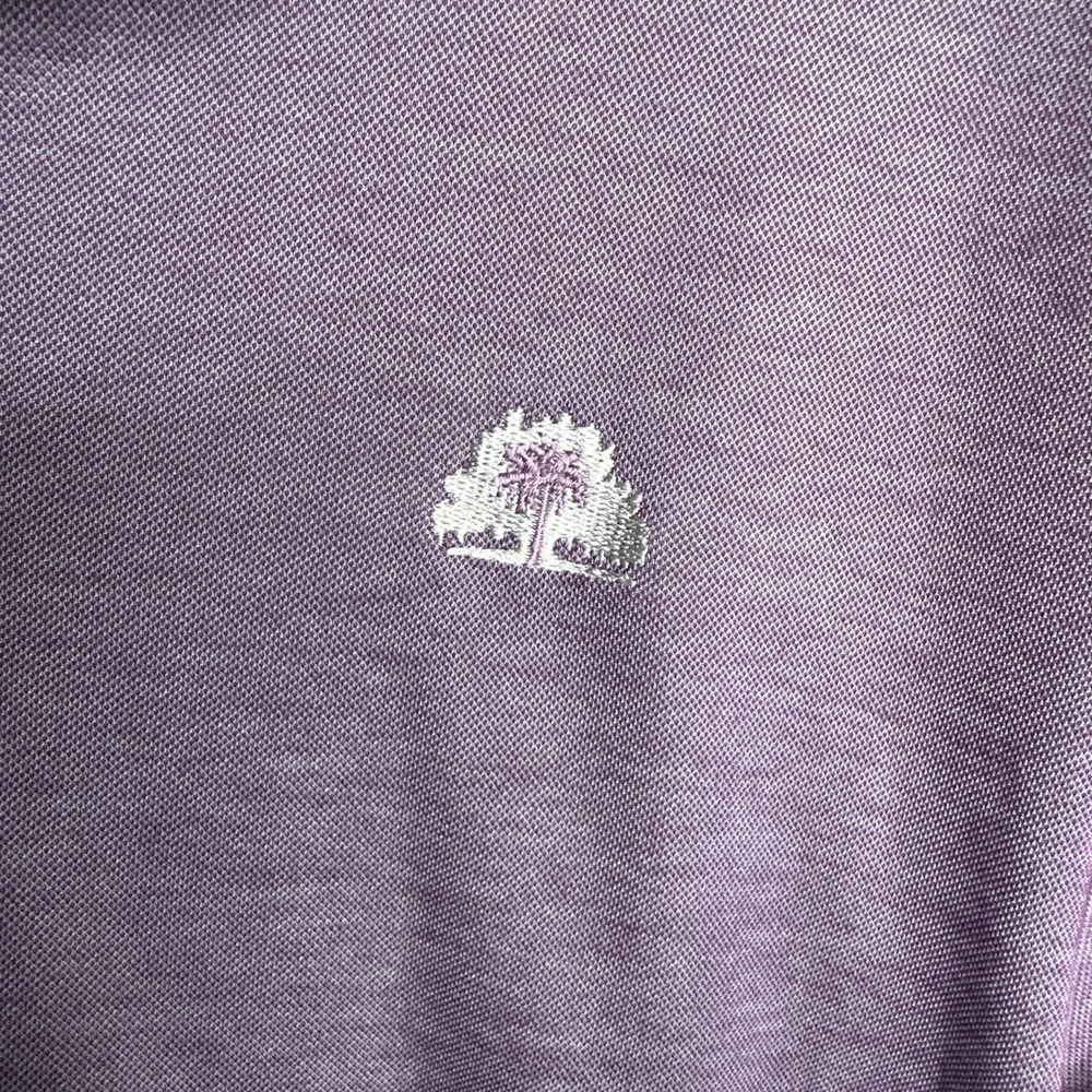 Travis Mathew Mens Sz M Polo Shirt Purple Pima Cotton Blend Golf Sports - Picture 3 of 11